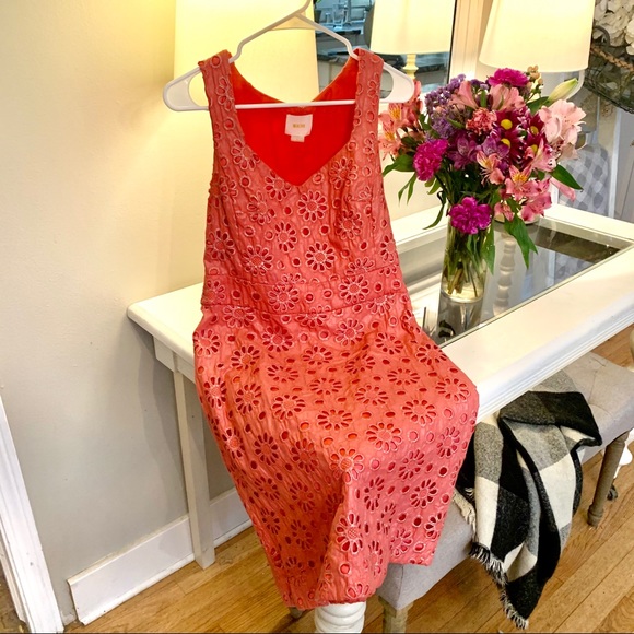 Anthropologie Dresses & Skirts - Anthropologie darling Maeve coral flower dress! 8